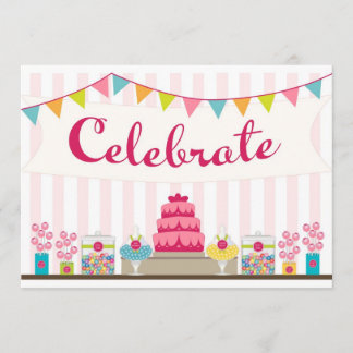 Invitación dulce de la celebración