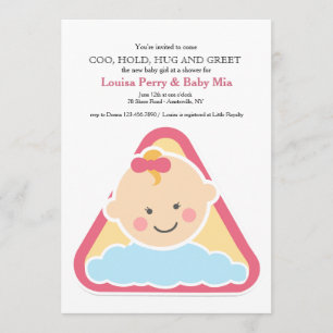 Invitación dulce de la ducha de la niña de las