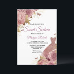 Invitación Dulce de Rosa rosado de Rubor Dusty Dress Dress Sw<br><div class="desc">Rubor Pink Dusty Rosa Vestido Dress Sweet 16 Party Invitation Más elegantes diseños florales en nuestra tienda! Vea la colección coincidente en nuestra tienda</div>