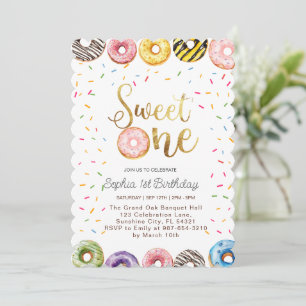 Invitación dulce de un cumpleaños, Chica de primer