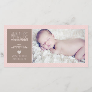 Invitación dulce del nacimiento de la niña de la