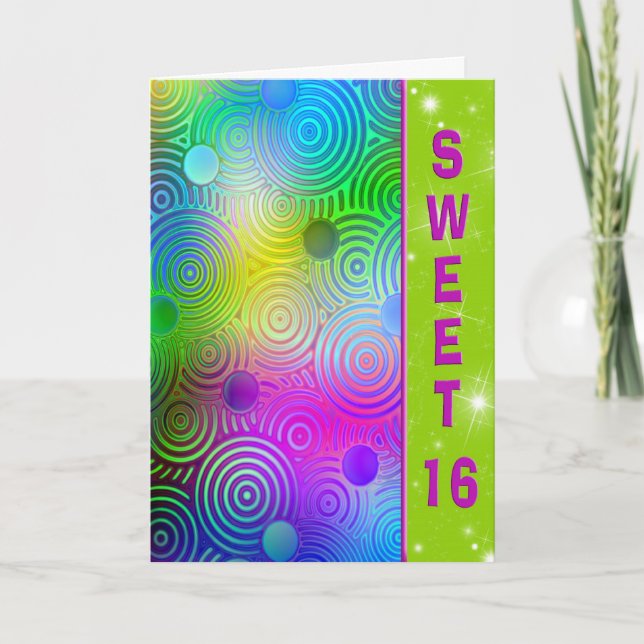 Invitación Dulce dieciséis (Anverso)