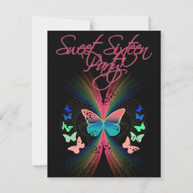 Invitación Dulce Dieciséis (Anverso)