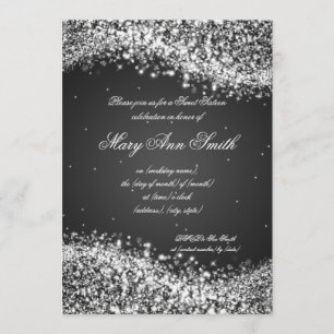 Invitación Dulce Dieciséis cumpleaños Fiesta de Guirnalda Esp