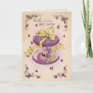 Invitación Dulce dieciséis del ramillete de la orquídea