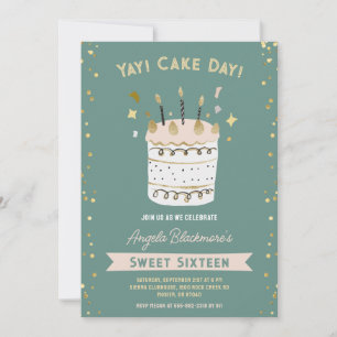 Invitación Dulce Dieciséis Dieciséis Niñas Fiesta de Cumpleañ