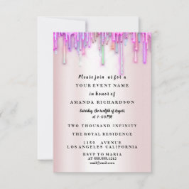 Invitación Dulce Dieciséis Rosas Vestidos Florales Rales De U