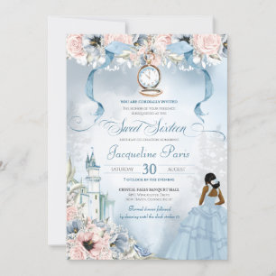 Invitación Dulce Dieciséis Tale Princess Cinderella Tema