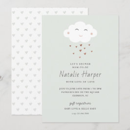 Invitación Dulce Ducha de Bebé Nube