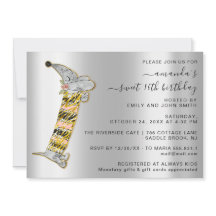 Dulce dulce de perro 16 cumpleaños gris plateado