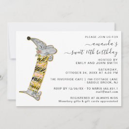 Invitación Dulce dulce perro dulce 16 cumpleaños Fiesta de la