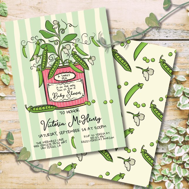 Invitación Dulce dulce sabor a mano en Can Baby Shower (Subido por el creador)