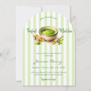 Invitación Dulce Ella Encontró Su Desayuno Nupcial De Rayas D