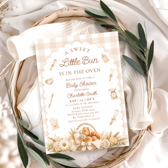 Invitación Dulce en el Horno Fiesta de Bebé (Subido por el creador)