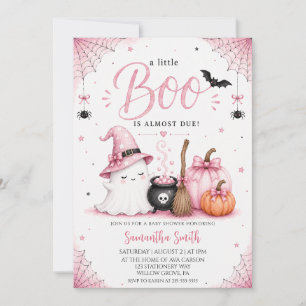 Invitación Dulce Fantasma, Boo Está a Punto de Llegar, Fiesta