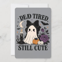 Dulce Fantasma Coquette de Halloween con Lazo