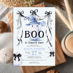 Invitación Dulce fantasma pequeño boo Halloween niño baby sho