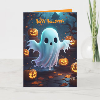 Invitación Dulce Fantasmita y Calabazas
