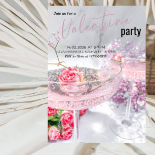 Invitación Dulce Fiesta de Amor del Día de San Valentín