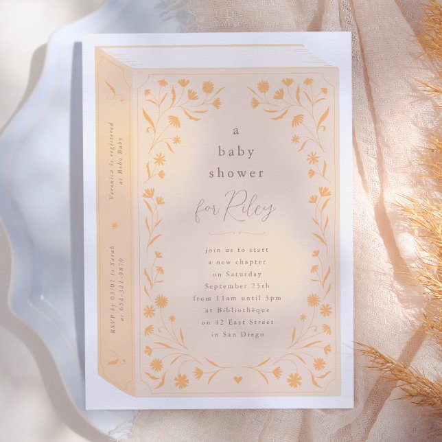 Invitación Dulce Fiesta de Baby Shower de Cuento de Hadas Flo (Subido por el creador)