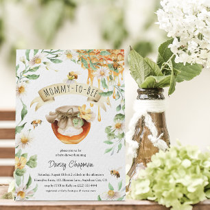 Invitación Dulce fiesta de Baby Shower de Miel para futura Ma