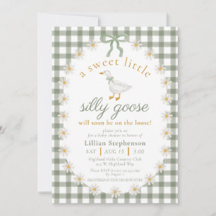 Invitación Dulce Fiesta de Bebé Cuadros de Vichy de Margarita