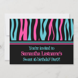 Invitación Dulce fiesta de cumpleaños 16