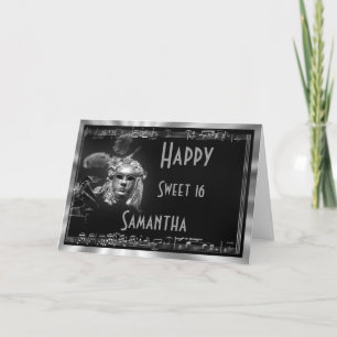 Invitación Dulce fiesta de cumpleaños 16