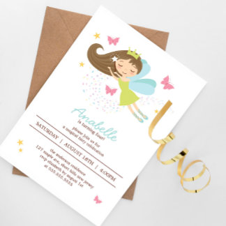 Invitación Dulce fiesta de cumpleaños del Chica Princesa de H