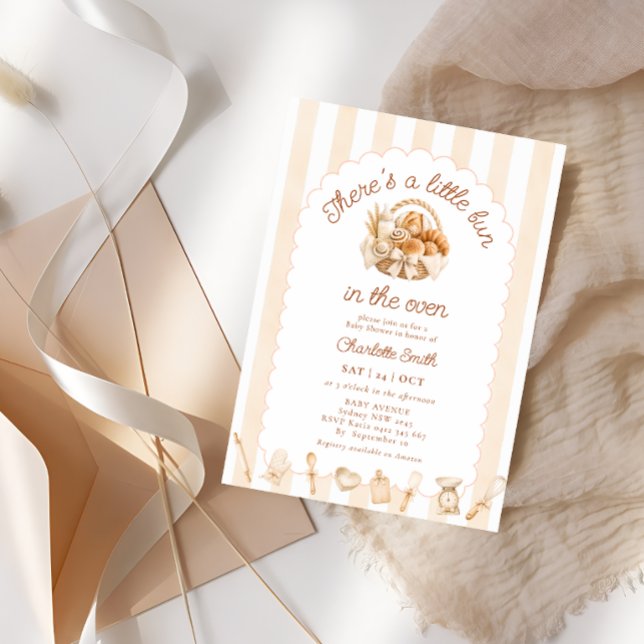 Invitación Dulce Fiesta de Panadería para Baby Shower (Subido por el creador)