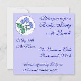 Invitación Dulce Fiesta del Puente de Hortensias