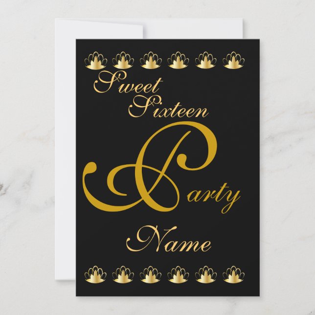 Invitación Dulce Fiesta-Personalizar (Anverso)