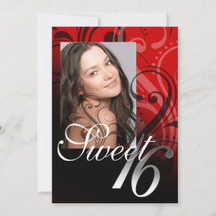 Invitación Dulce foto de fiesta de cumpleaños 16