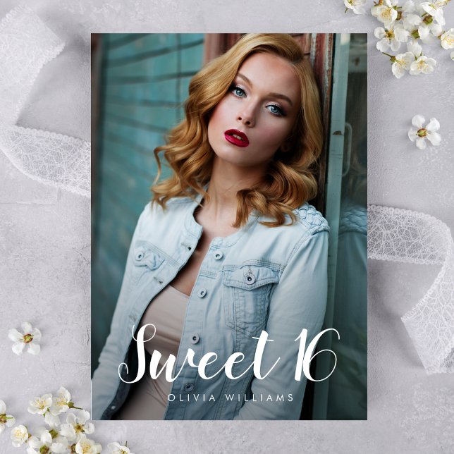 Invitación Dulce foto de fiesta de cumpleaños 16 (Subido por el creador)
