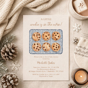 Invitación Dulce Galletita En El Horno Dulce Pastelería Baby