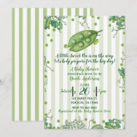 Dulce Guisante Verde Caprichoso Baby Shower de Lun