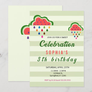 Invitación Dulce helado cumpleaños