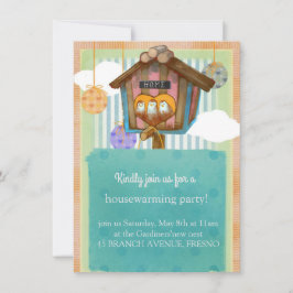 Invitación Dulce Hogar - Cute Striped & Polka Dot Tema