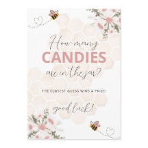 Dulce Juego de Adivinanza para Baby Shower de Pequ