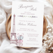 Dulce Macarón Buenos días Bebé París Cumpleaños de