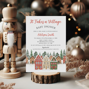 Invitación Dulce Navidad Roja Verde Toma Una Fiesta de Regalo