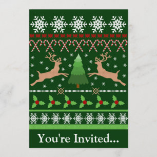 Invitación Dulce Navidades feos