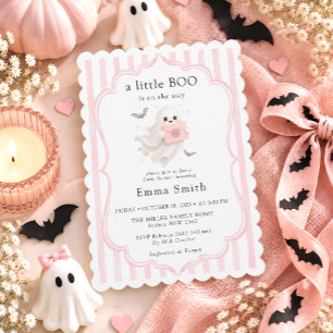 Invitación Dulce Niña de Halloween en la Fiesta de Bebé