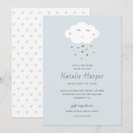 Invitación Dulce Nube Fiesta de Bebé