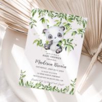 Dulce Oso Panda Bambú Verde Fiesta de Bebé
