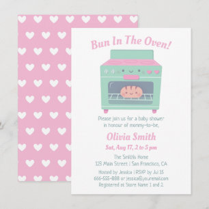 Invitación Dulce Pan en el Horno Baby Shower