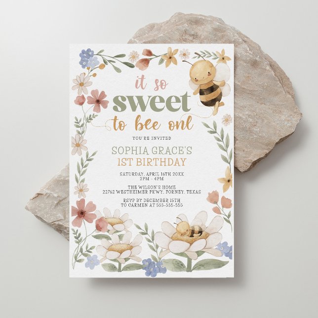 Invitación Dulce para ser un lindo cumpleaños moderno (Subido por el creador)