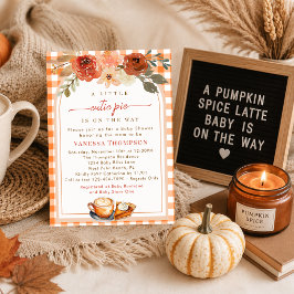 Invitación Dulce Pastelito de Calabaza y Especias Baby Shower