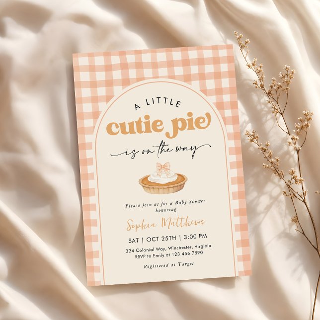 Invitación Dulce Pastelito de Otoño Baby Shower (Subido por el creador)