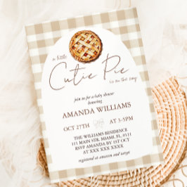 Invitación Dulce Pastelito Neutral Fiesta de Bebé